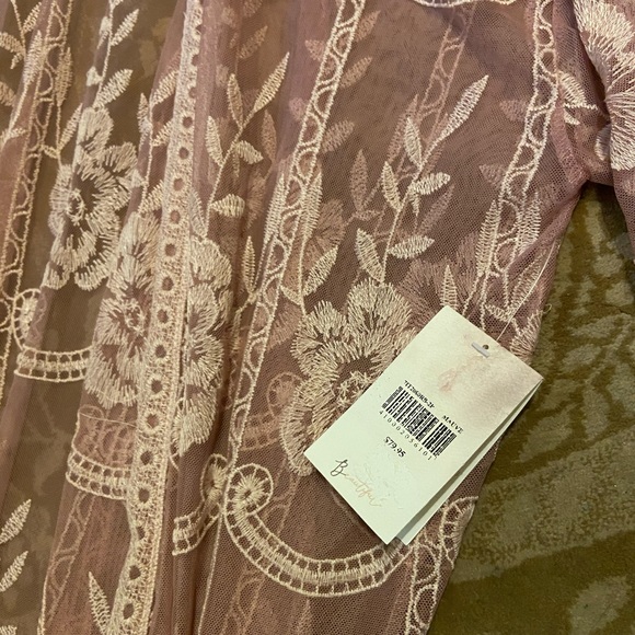 Mauve kimono - Picture 4 of 6